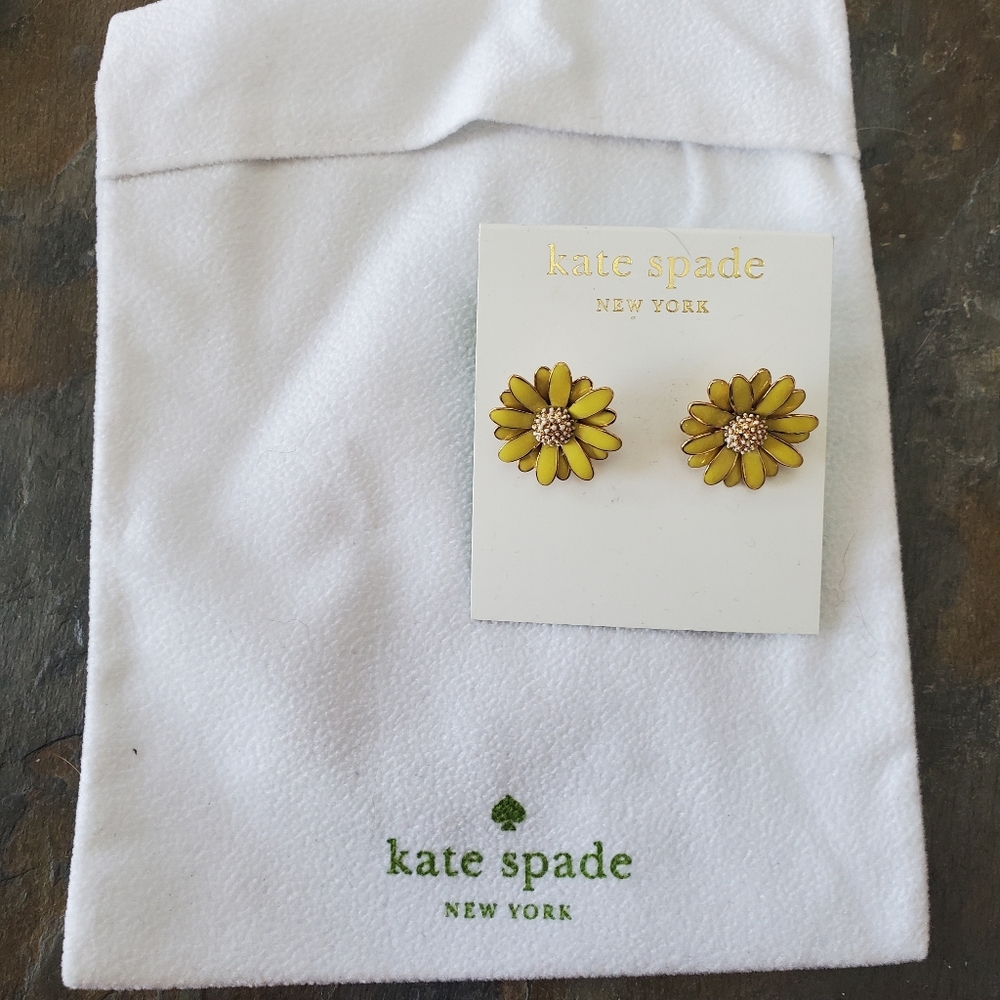 Kate Spade Yellow Daisy Earrings